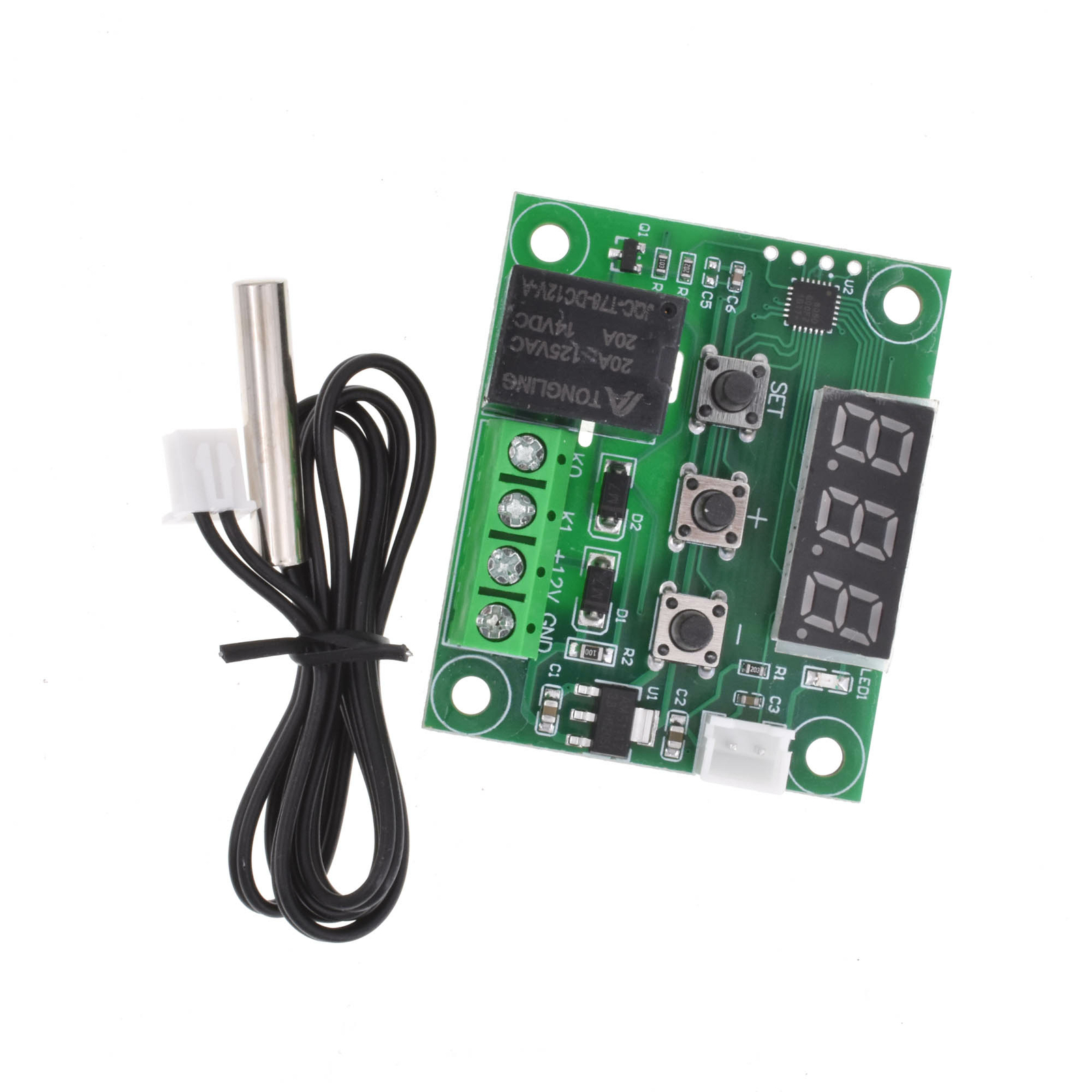 -50-110°C W1209 Digital thermostat Temperature Control Switch 12V sensor M103