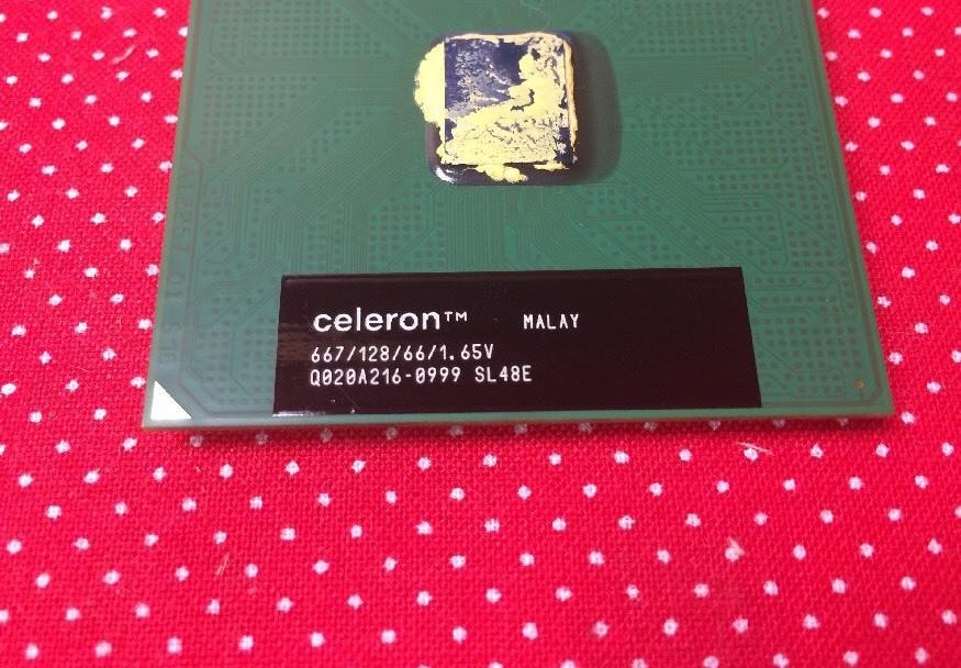 Intel Celeron 667/128/66/1.65V CPU PROCESSOR SL48E