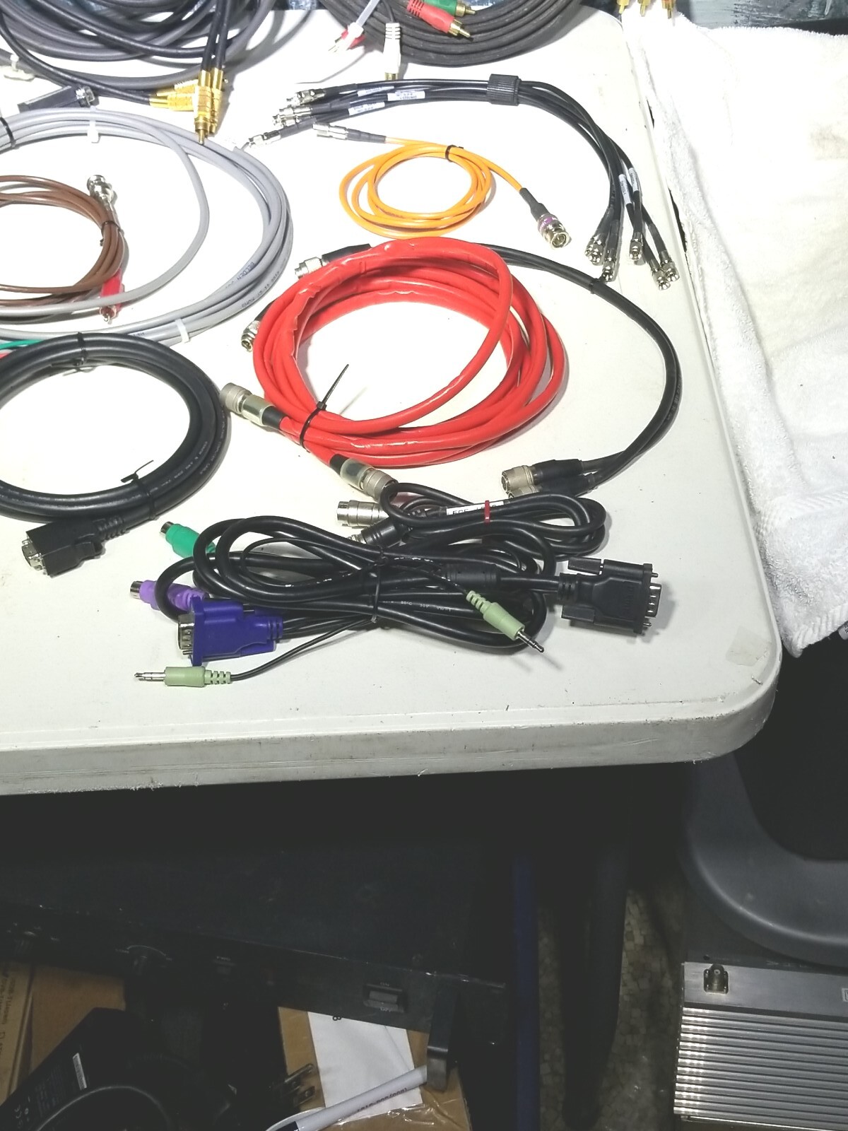 Lot of Professional Audio Cables