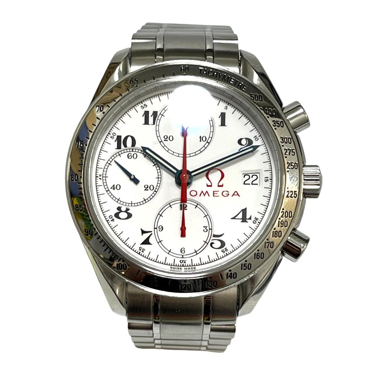OMEGA Watch Speedmaster Olympic Collection 3513.20 White Automatic Chronograph
