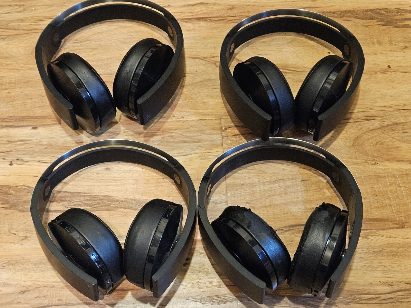 LOT OF 4 Sony Playstation Platinum Wireless Headset 7.1 PS4-UNTESTED -READ