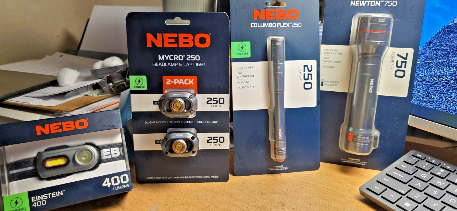 NEBO products (price for each item) no bundle deal
