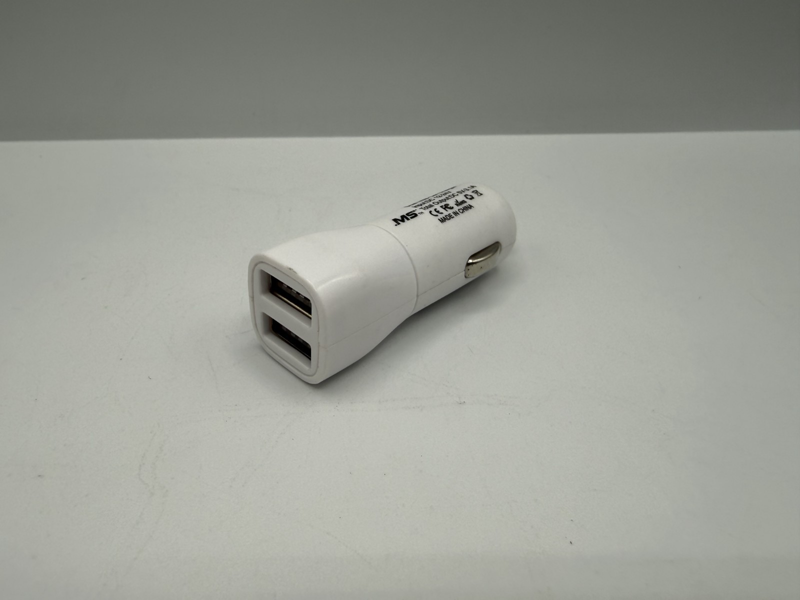 Mobilespec MSDUALUSBW25G 12V Dual USB Power Adapter Car Charger (Lot of 8)