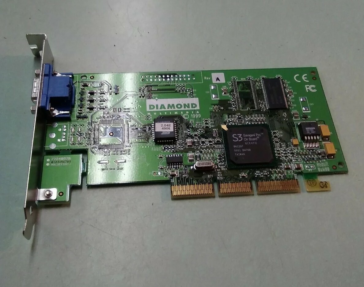 Diamond 8MB 4X Multimedia AGP Video Card 10K2940 22030570-001