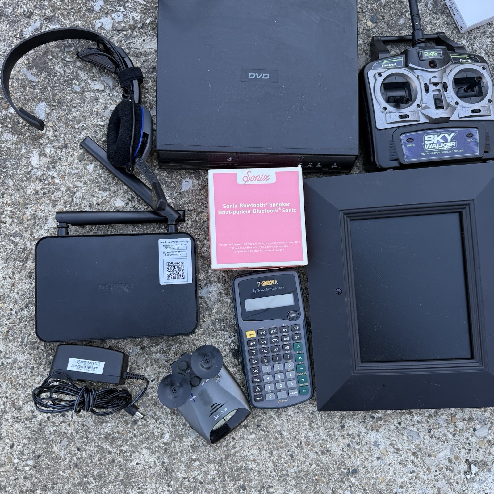 Junk Drawer Mixed Lot of Electronics Gadgets As-Is Used Untested Parts Repair