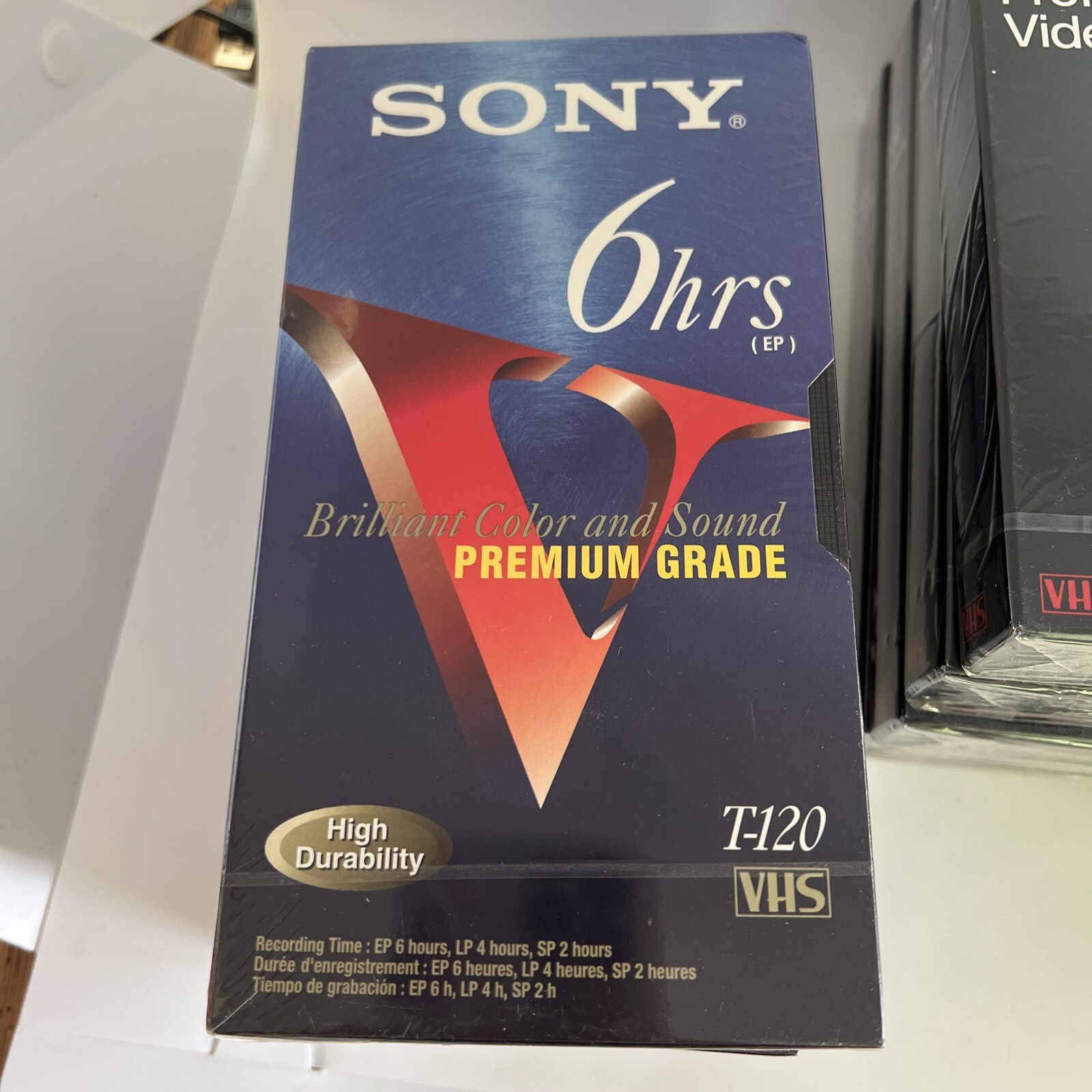 4 Sony Premium, 4 T120 Professional 3M, 1 3M Broadcast 9 VHS Video Cassette Tape