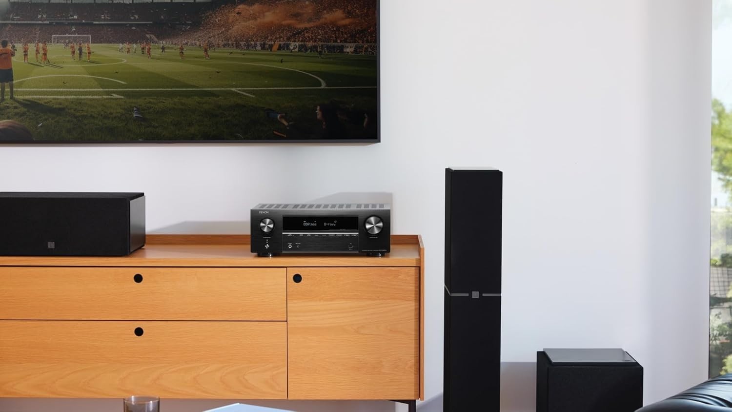Denon AVR-X1800H 7.2ch 8K AV Receiver 80W HDR10+ eARC NEW Japan