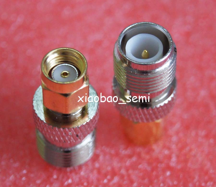 10X Adapter RP.TNC female plug to RP-SMA jack male RF connector straight