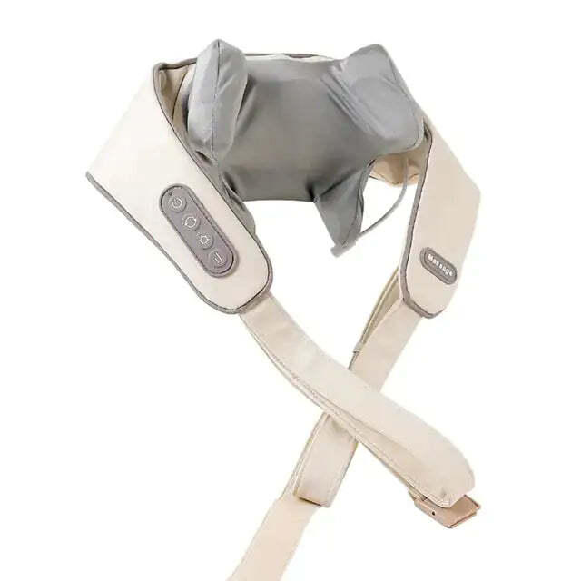 Shiatsu Back Neck and Shoulder Massager with Heat Deep Tissue 3D Kneading Pillow