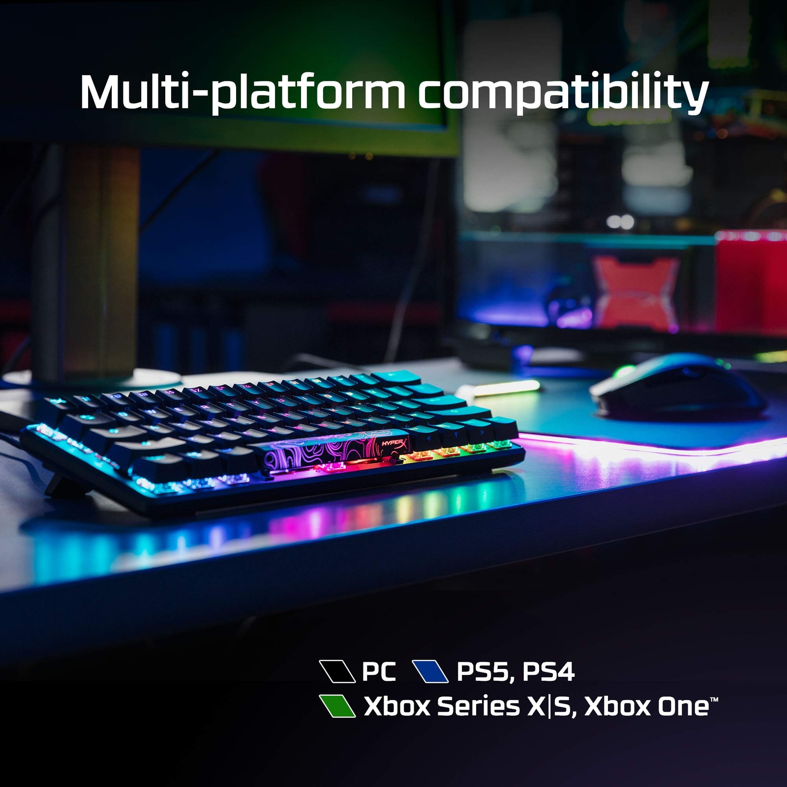 HyperX – Alloy Origins 60% Wired Mechanical Linear Red Switch Gaming Keyboard
