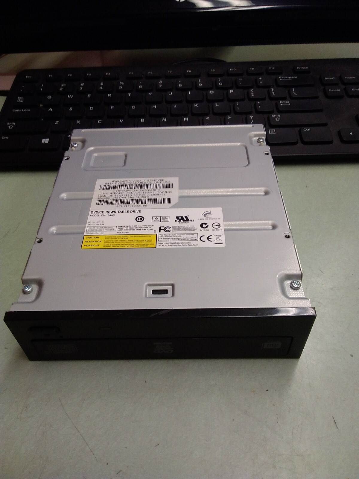 Philips Lite-On DVD+-RW DH-16AAS13B Optical Drive – DH-16AAS