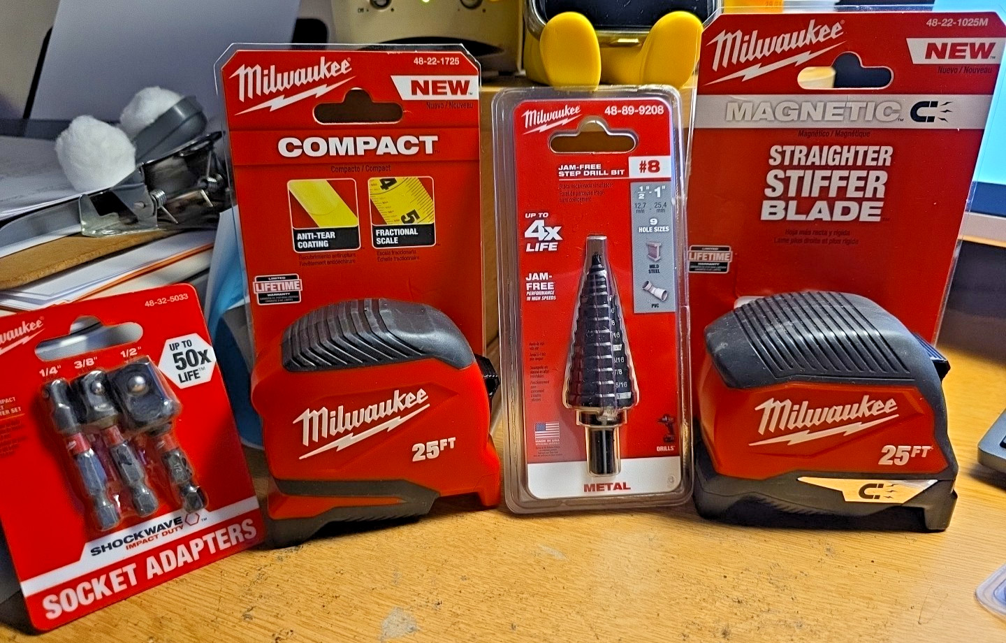 Milwaukee products (no bundle deal/price for each item)