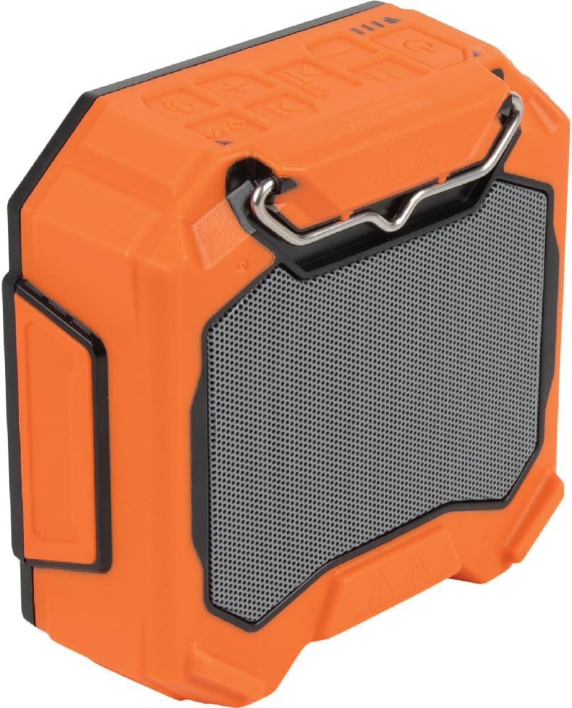 AEPJS3 Bluetooth Jobsite Speaker with Magnet and Hook, 20-Hr Run Time, Charge vi