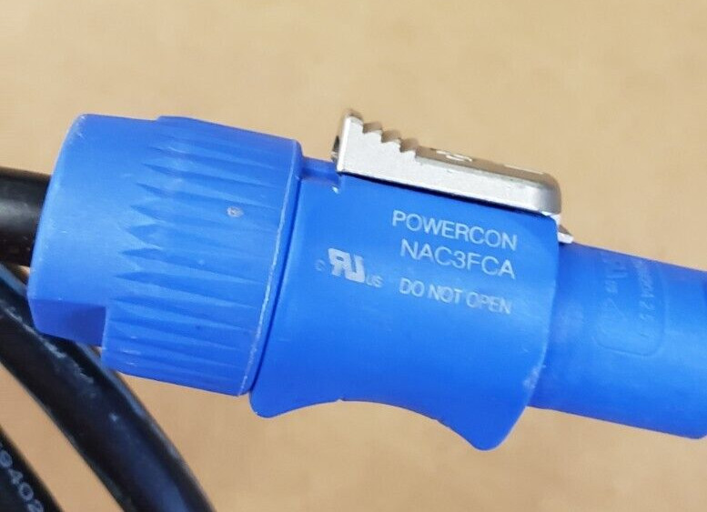 NEUTRIK POWERCON NAC3FCA 14/3 300V SJT Cable 6ft