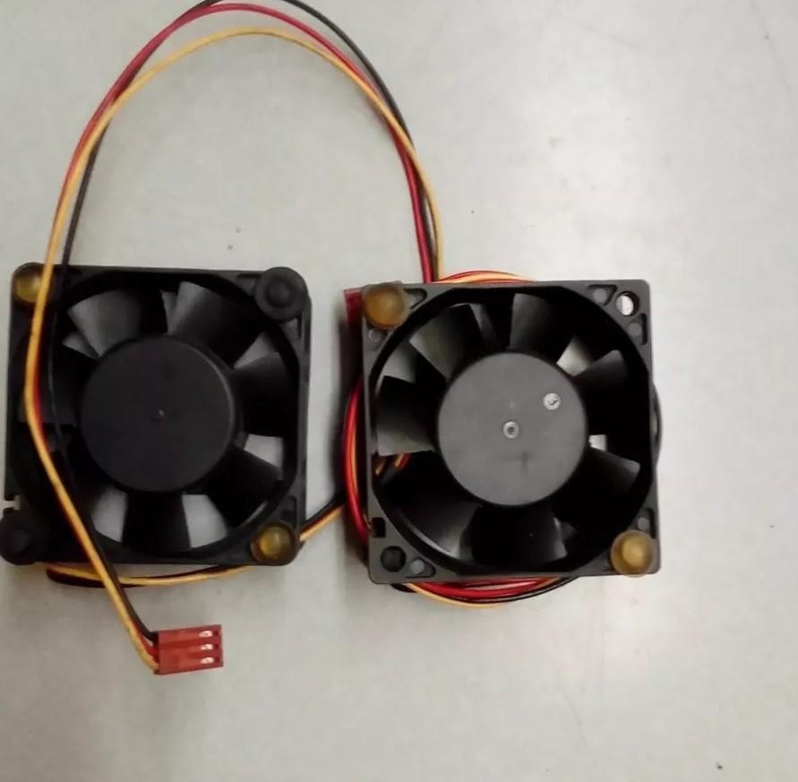 Lot of 2 SUPERRED Cooling Fans CHA6012CS-A DC12V 0.16A 3wire 3pin