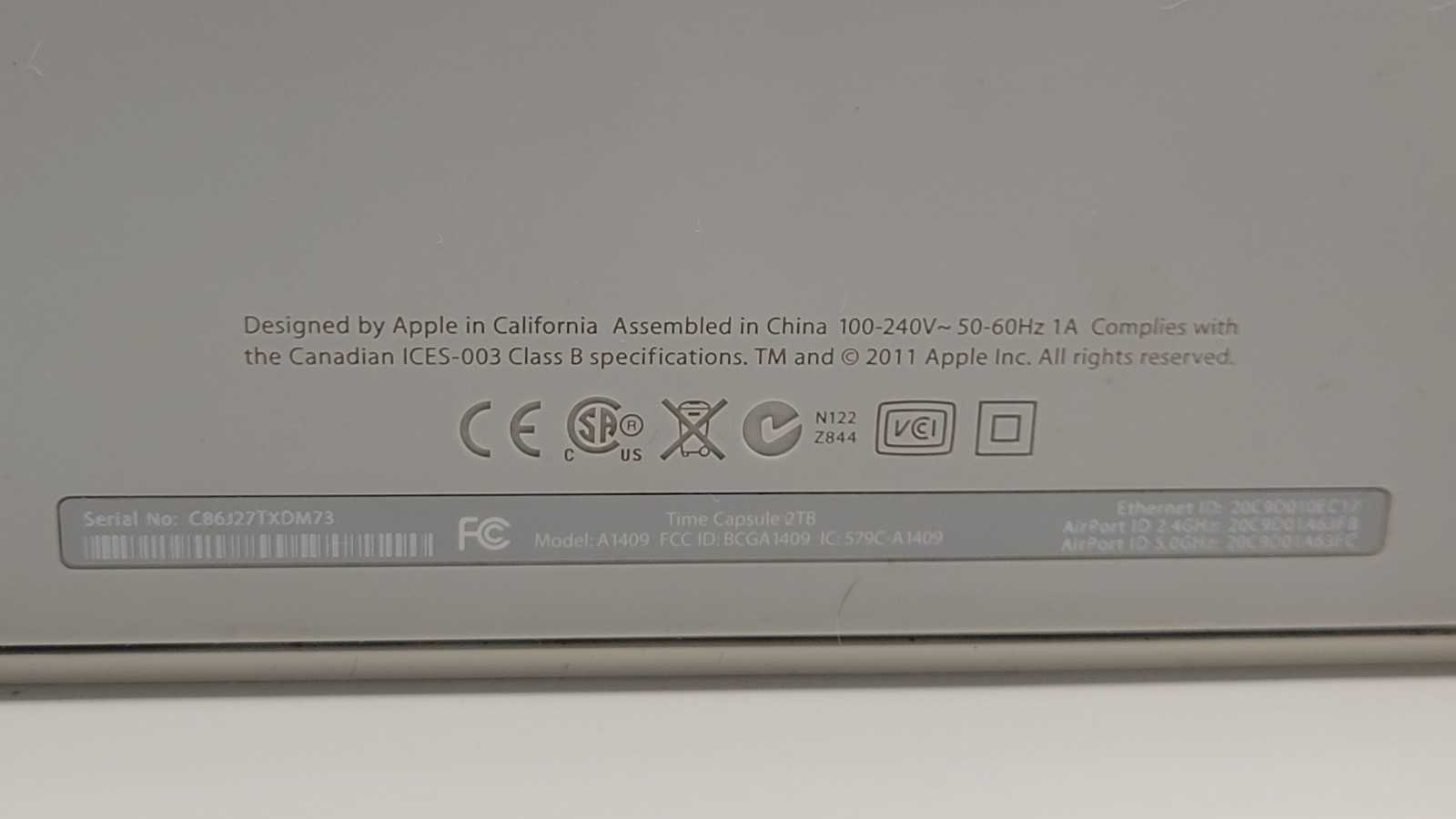 Apple Time Capsule 2TB A1409 Airport Extreme ME918LL/A Apple TV MD199LL/A…