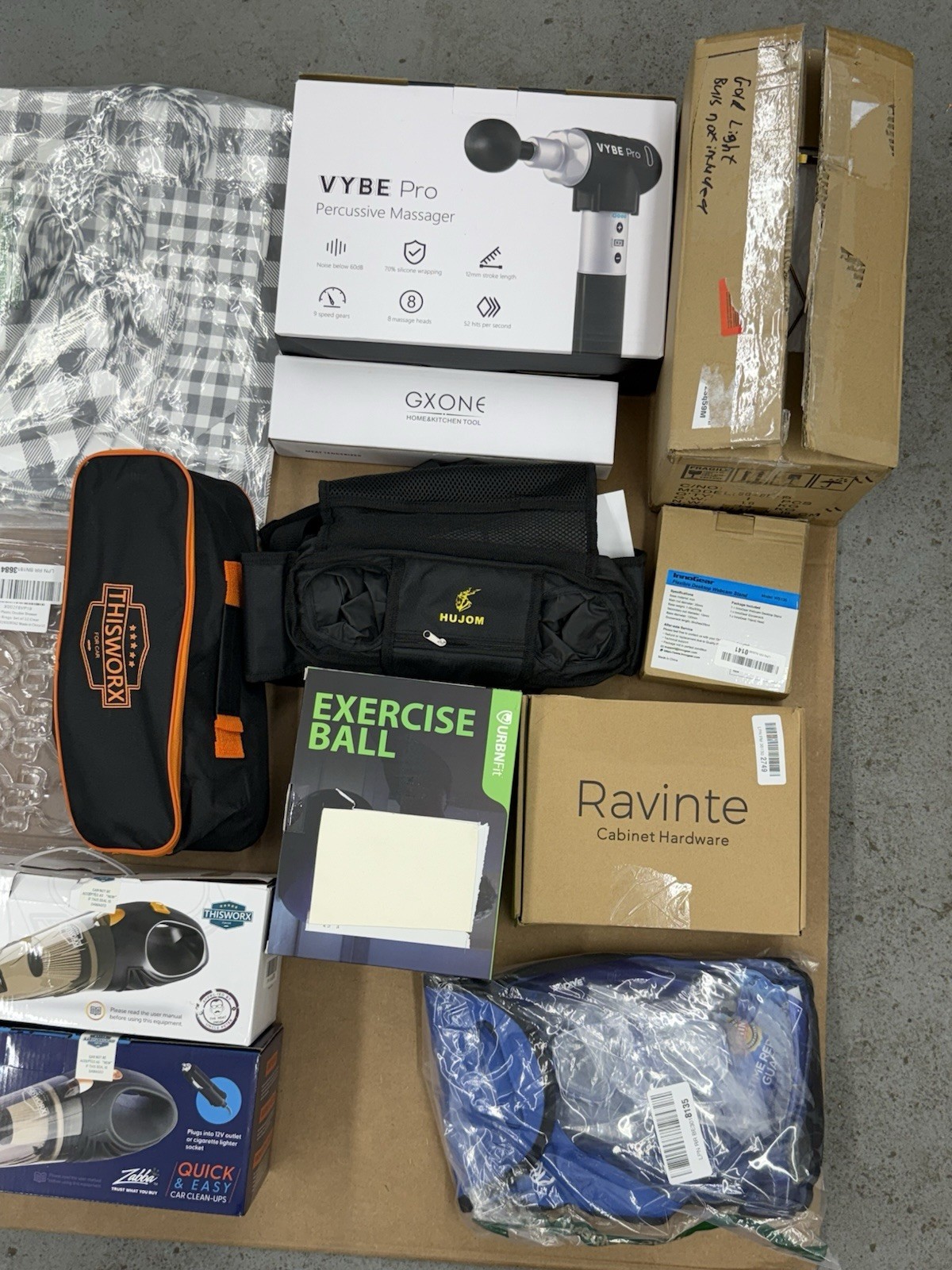 AMAZON WHOLESALE LOT OF 17 ELECTRONICS ACCESSORIES, VACUUM’S, MASSAGER + MORE