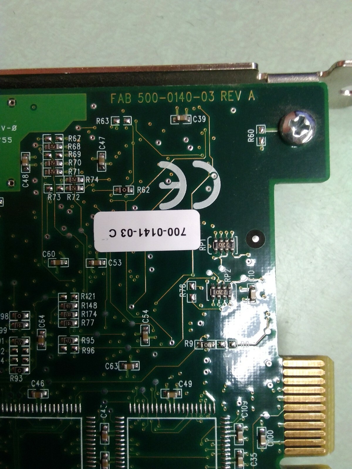 3ware 4-Port SATA RAID Controller Card 700-0141-03 FAB 500-0140-03 REV A