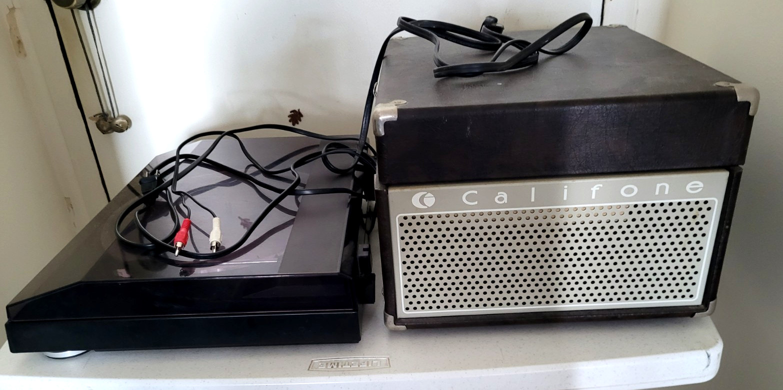 Califone1420K(Works)&SonyPS-LX250H(For parts)Turntables Bundle.SeeNotes&pics.