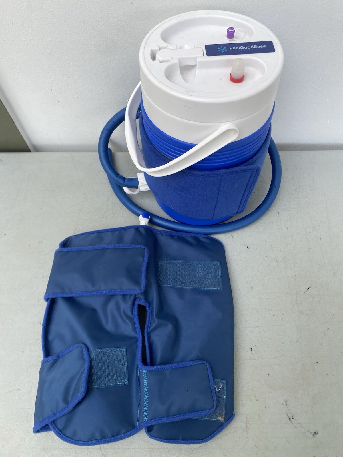 Cryo/Cuff Cooler with Hose Large Knee Cuff Cold Therapy Feel Good Ease