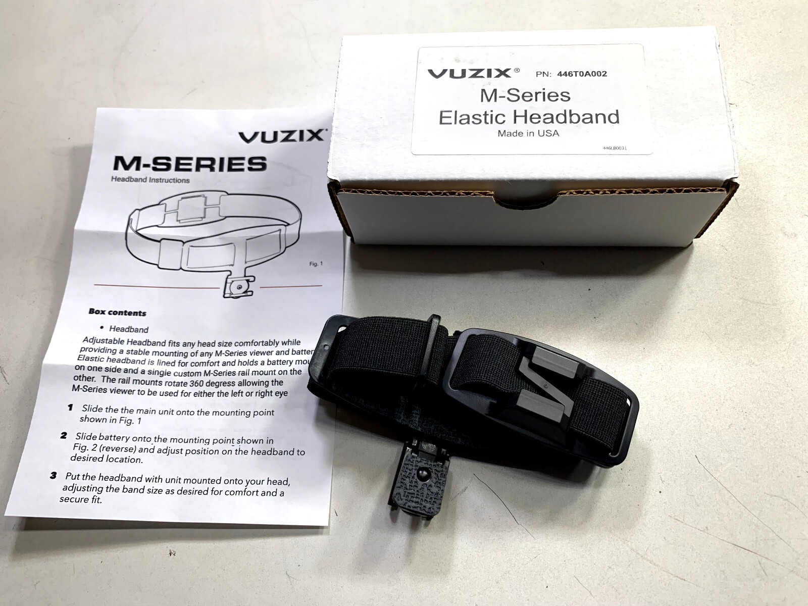 Vuzix Accessories Lot Powercore Mini Safety Goggles Helmet Cap Mount M-Series