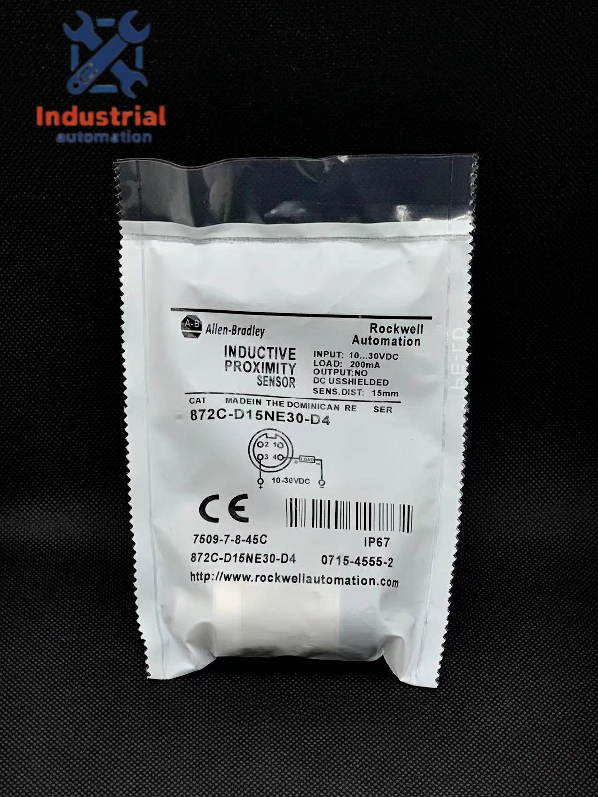 1PCS BRAND NEW AB 872C-D15NE30-D4 Proximity Switch Sensor Fast Free Delivery