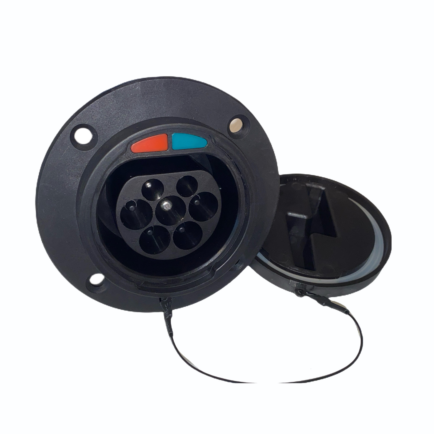 Type2 European standard AC socket 16A32A IEC62196 European standard 7-hole male