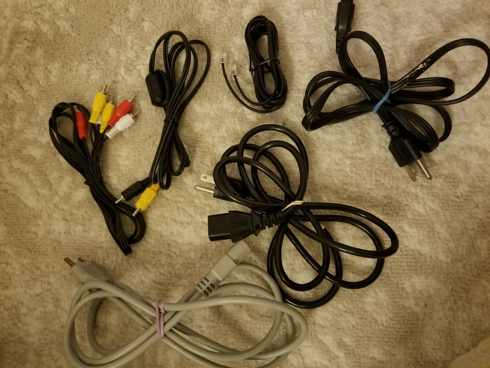 Mixed Lot of Cords & Misc for Electronics – From New to Lightly Used