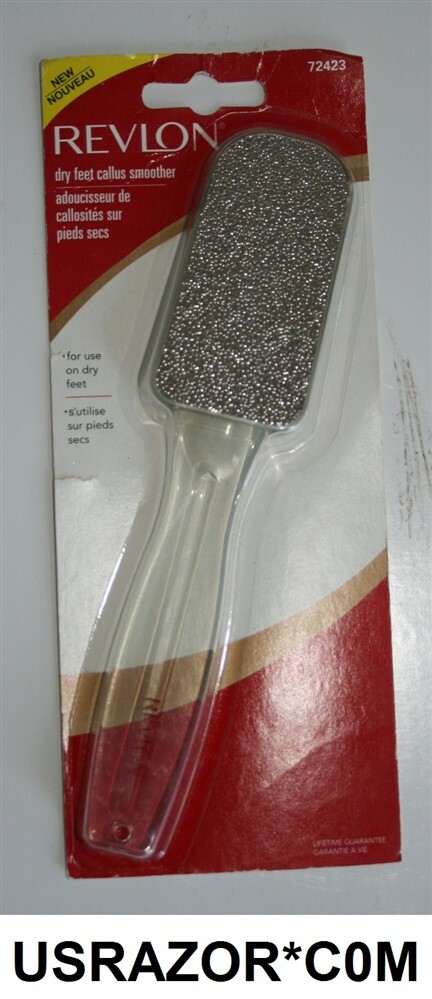 REVLON DRY FEET CALLUS SMOOTHER PEDICURE HEAVY DUTY 72423 ROBUST NEW AND SEALED