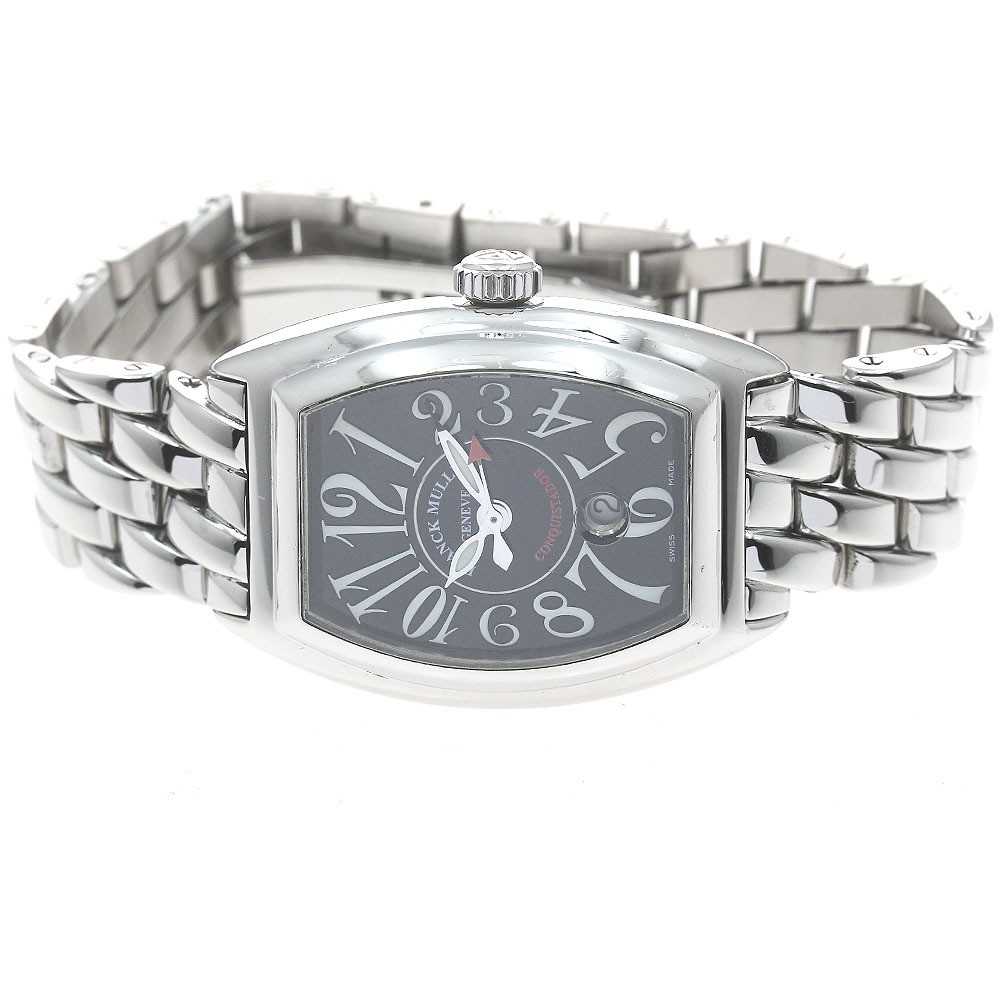 Franck Muller Watch Conquistador 8005LSC 28mm Black Dial Date Automatic Women’s