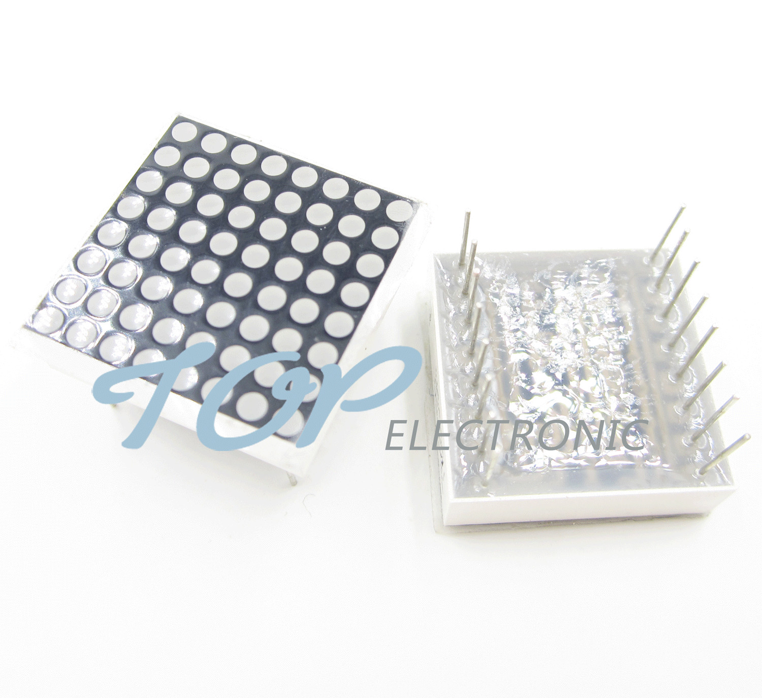 10pcs LED dot matrix 1.9mm 8X8 Red common anode 20 * 20mm 16 feet