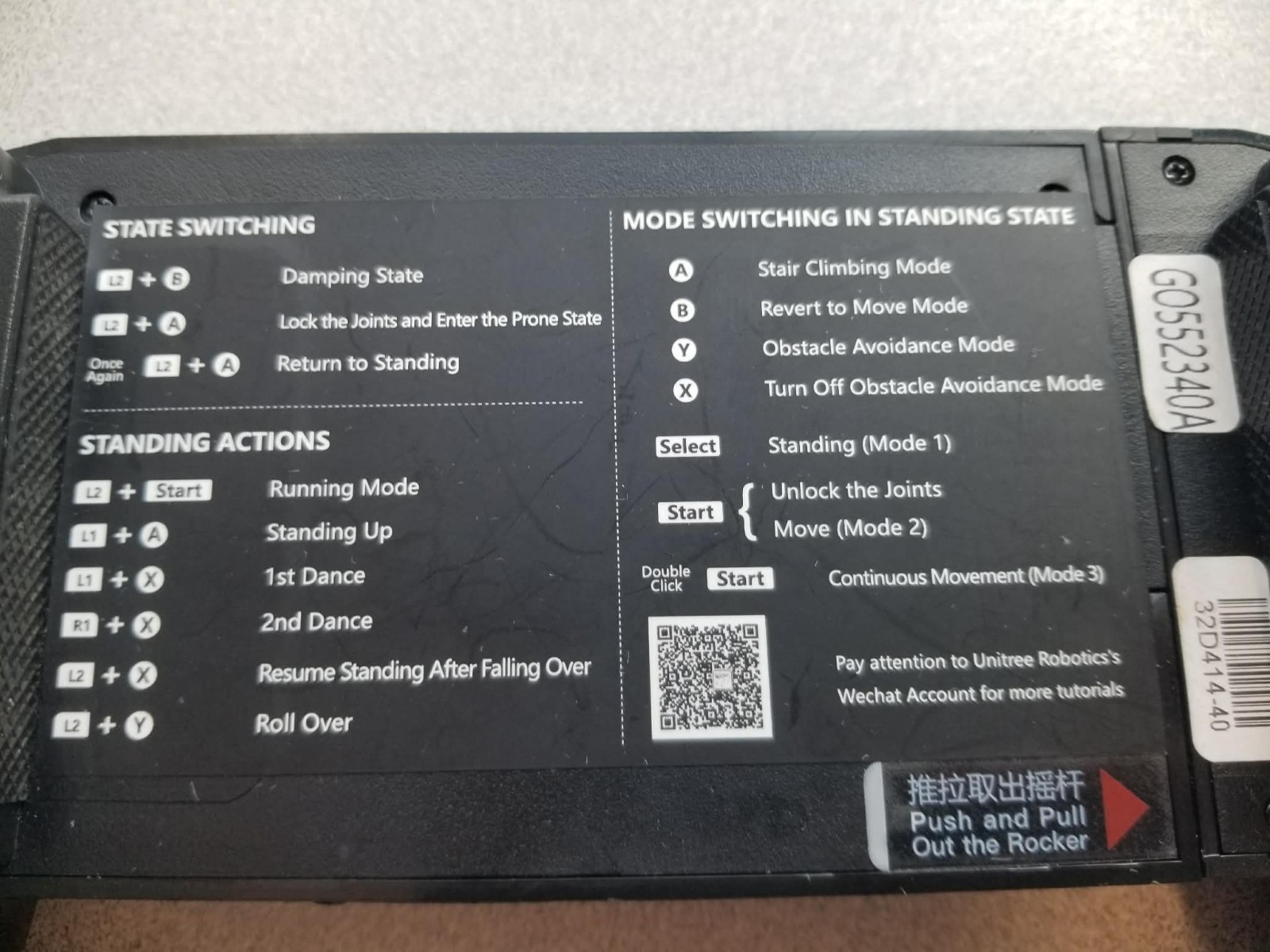 UNITREE GO1 Remote- used