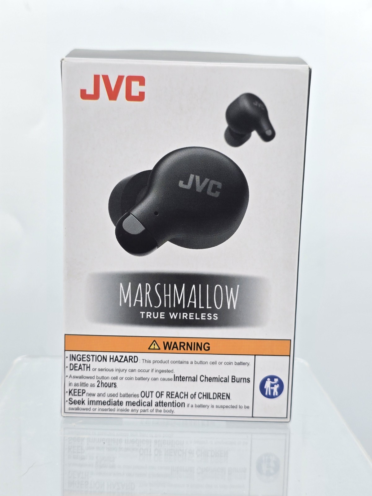 JVC Marshmallow Wireless 28 Hours Comfort LEFT EARBUD + CASE ONLY BUNDLE