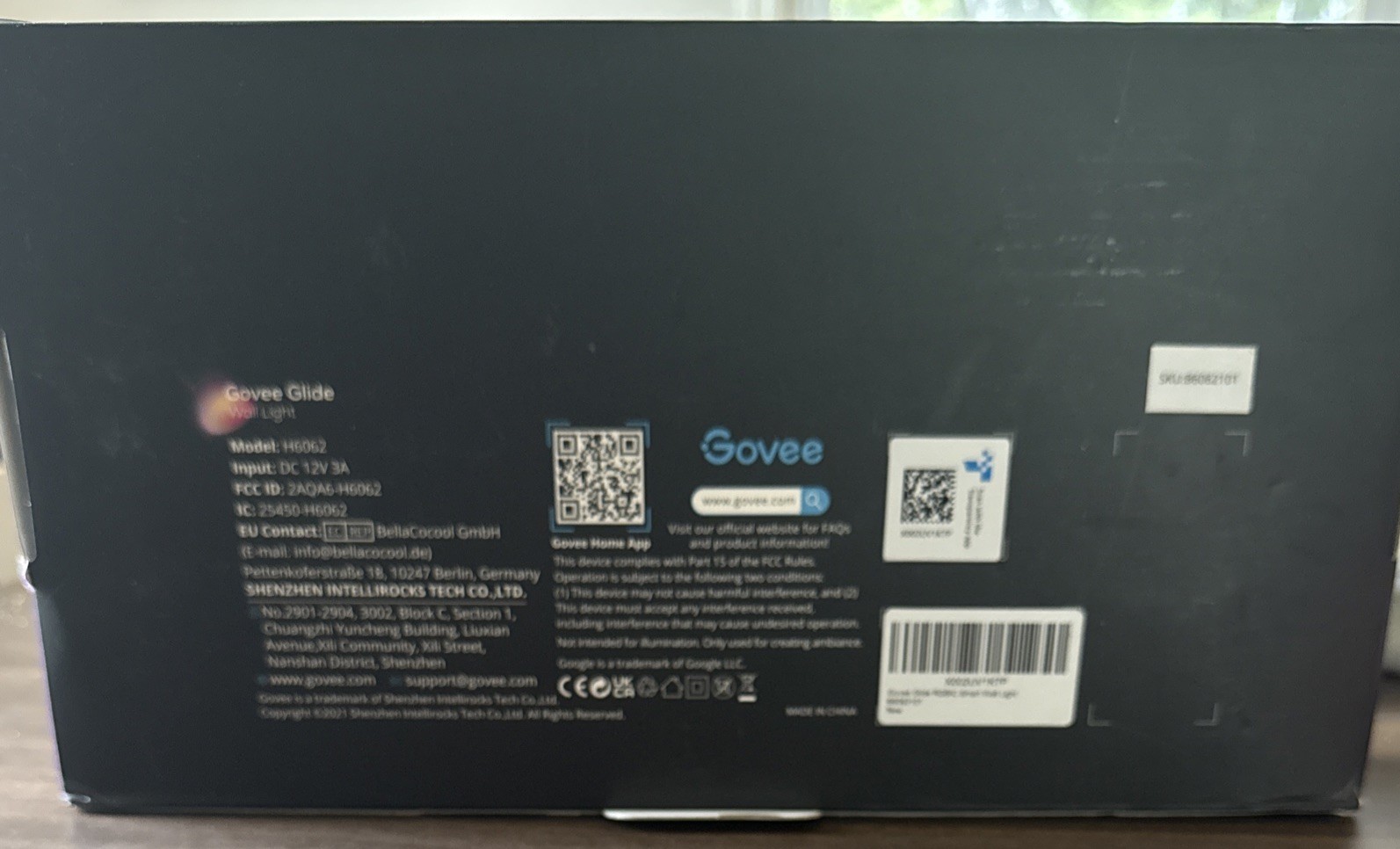 Govee Glide RGBIC LED Wall Lights Music Mode: Works w Amazon ALEXA & Google Home