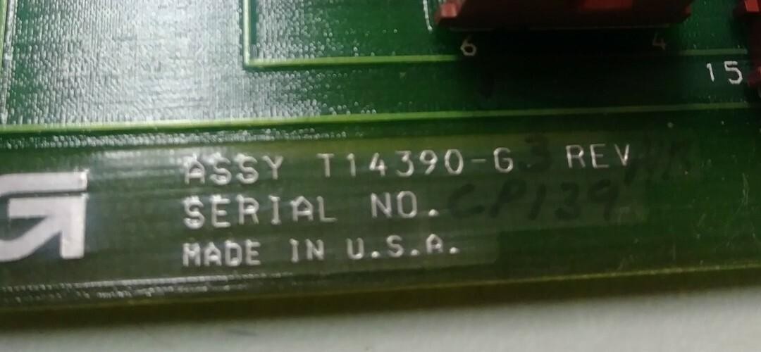 Gilbarco Relay Circuit Board T14390-G