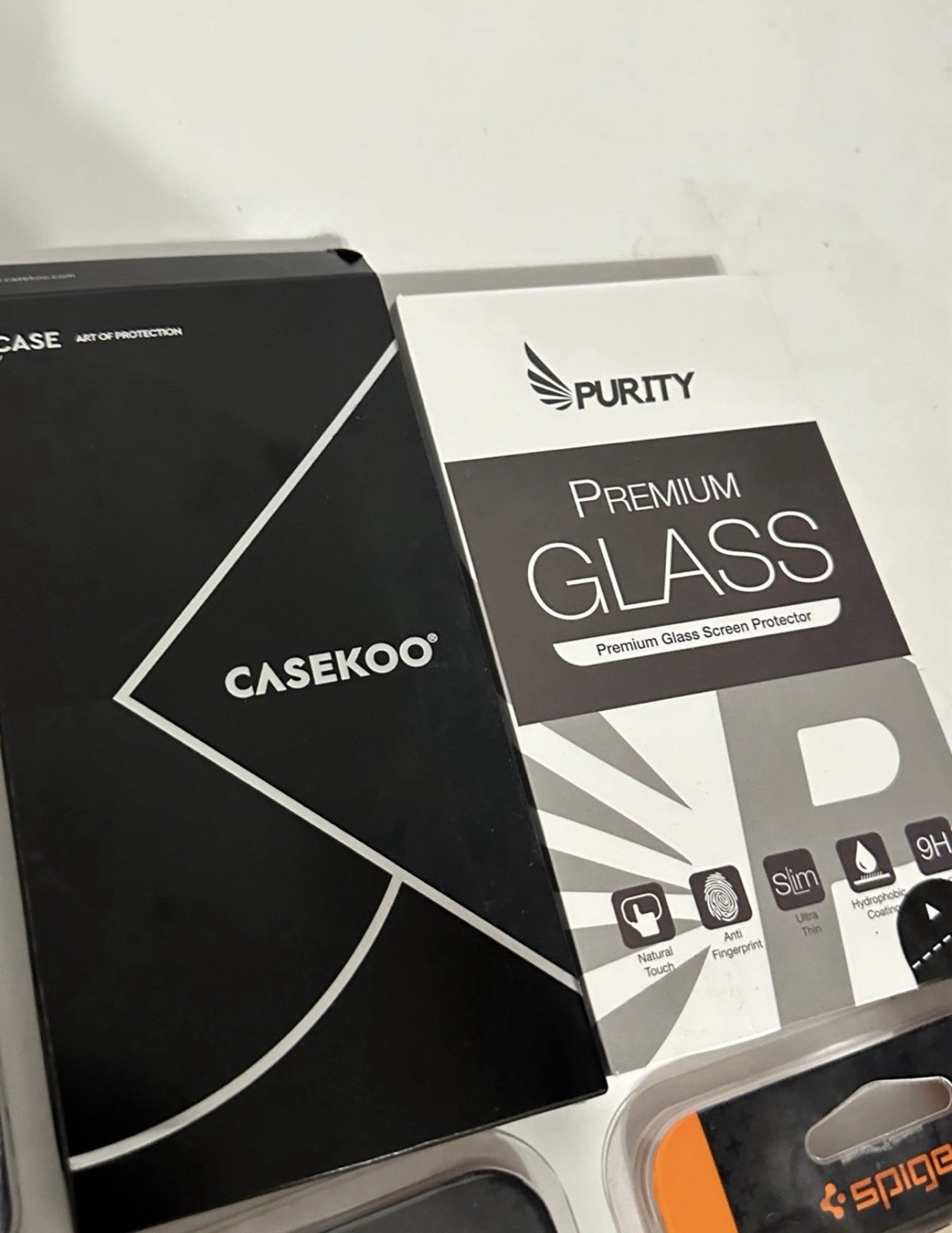LifeProof NEXT, Spigen, ESR, Casekoo iPhone cases + Purity 9H tempered glass