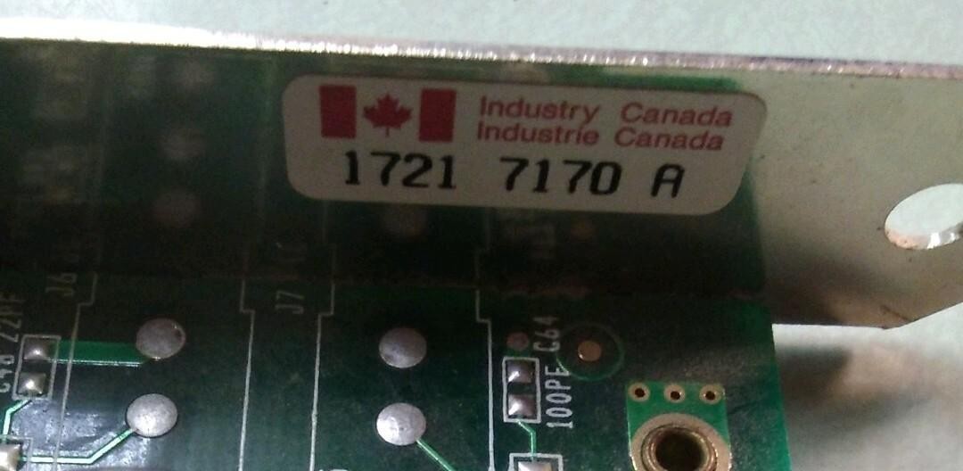 MV.34A1 MODEM BOARD 1721 7170 A