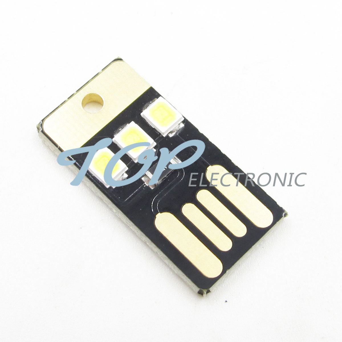 5PCS Card Lamp Bulb Led Keychain Mini LED Night Light Portable USB Power White