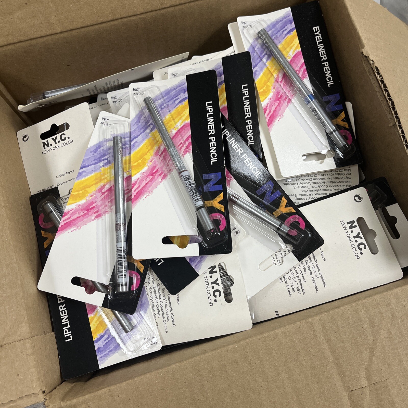 Amazon Wholesale Lot Of 80 N.Y.C Lipliner Pencil Free Shipping