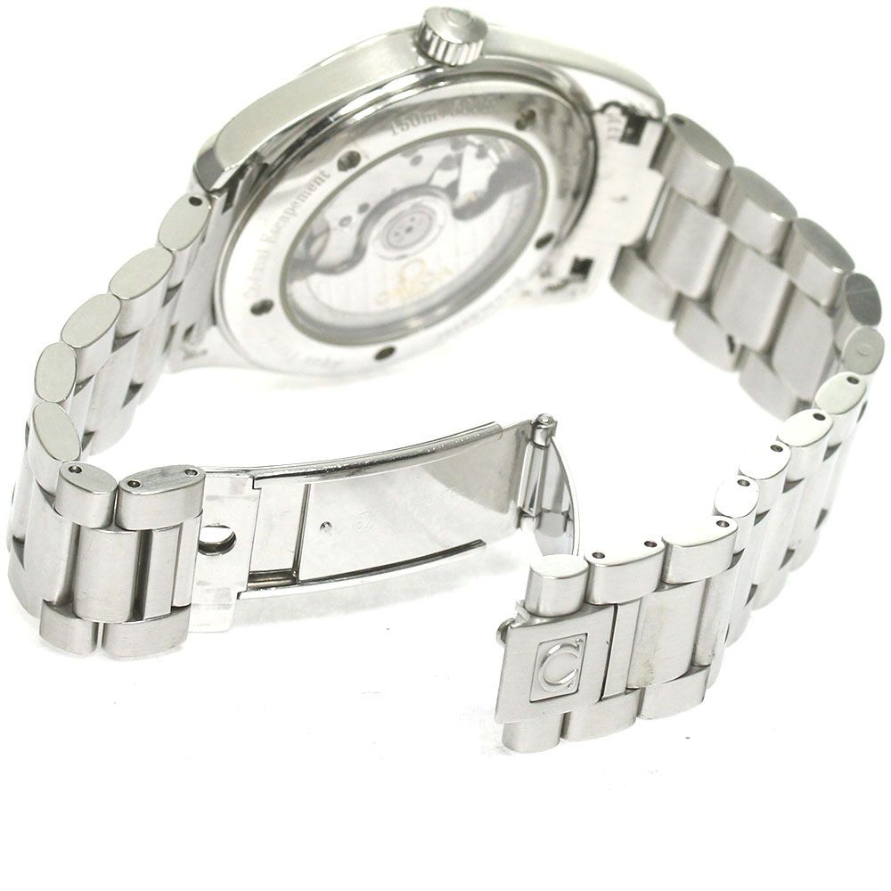 Omega Watch Seamaster Aqua Terra Co-Axial Date Automatic Silver 39mm Men’s Auth