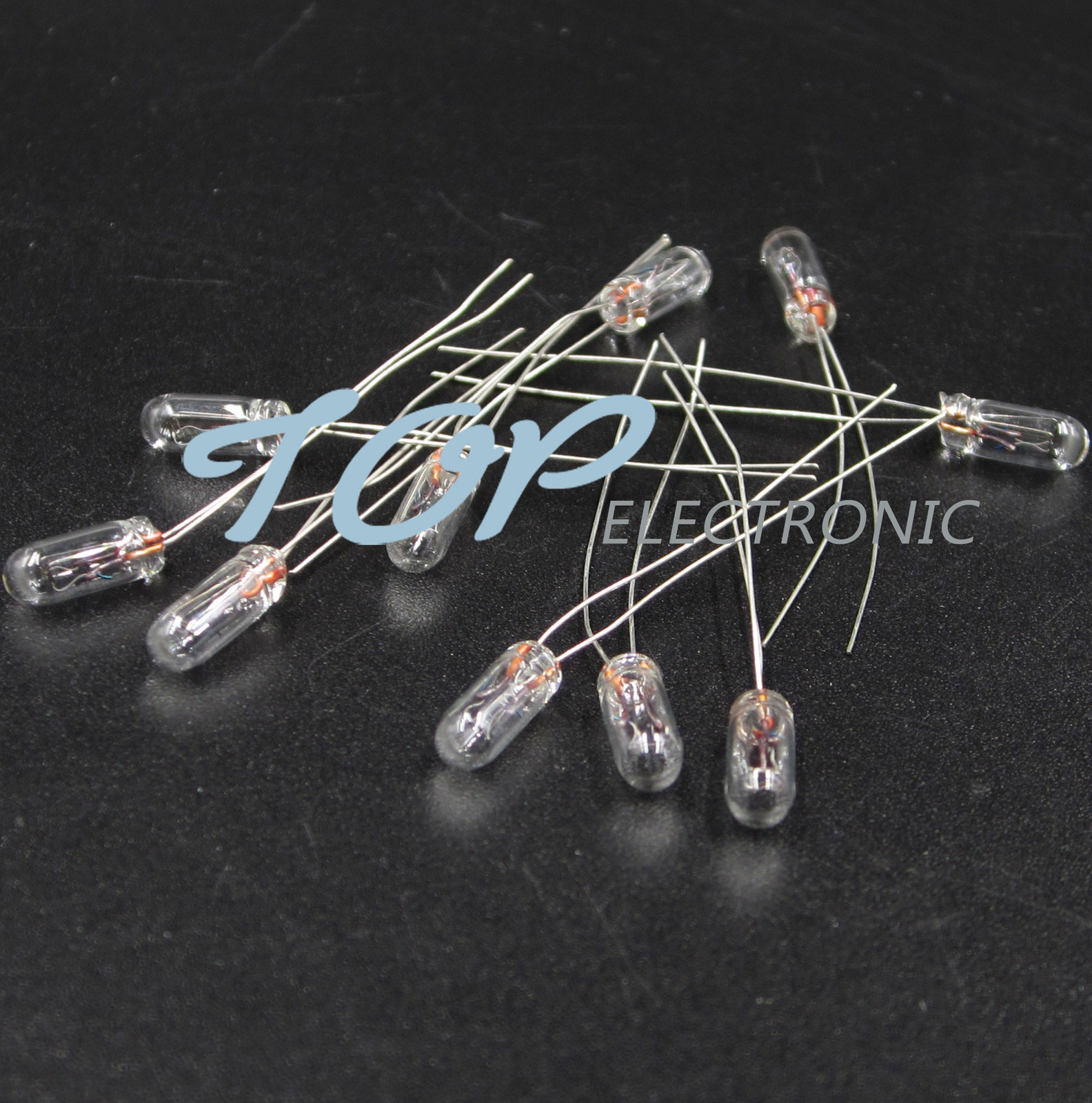 50pcs 3MM bulb tungsten filament bulb 12V ultra-bright incandescent bulbs