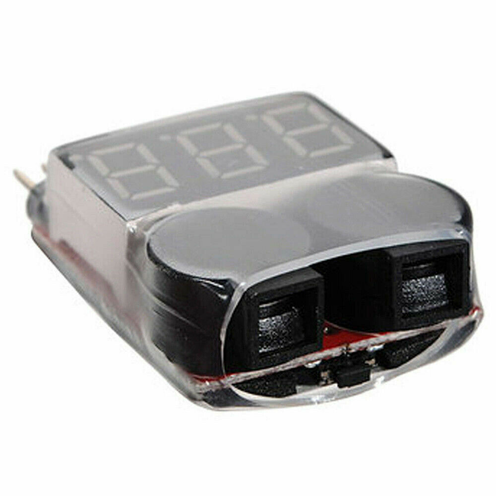 1-8S Lipo Li-ion Fe Battery Voltage 2IN1 Tester Low Voltage Buzzer Alarm