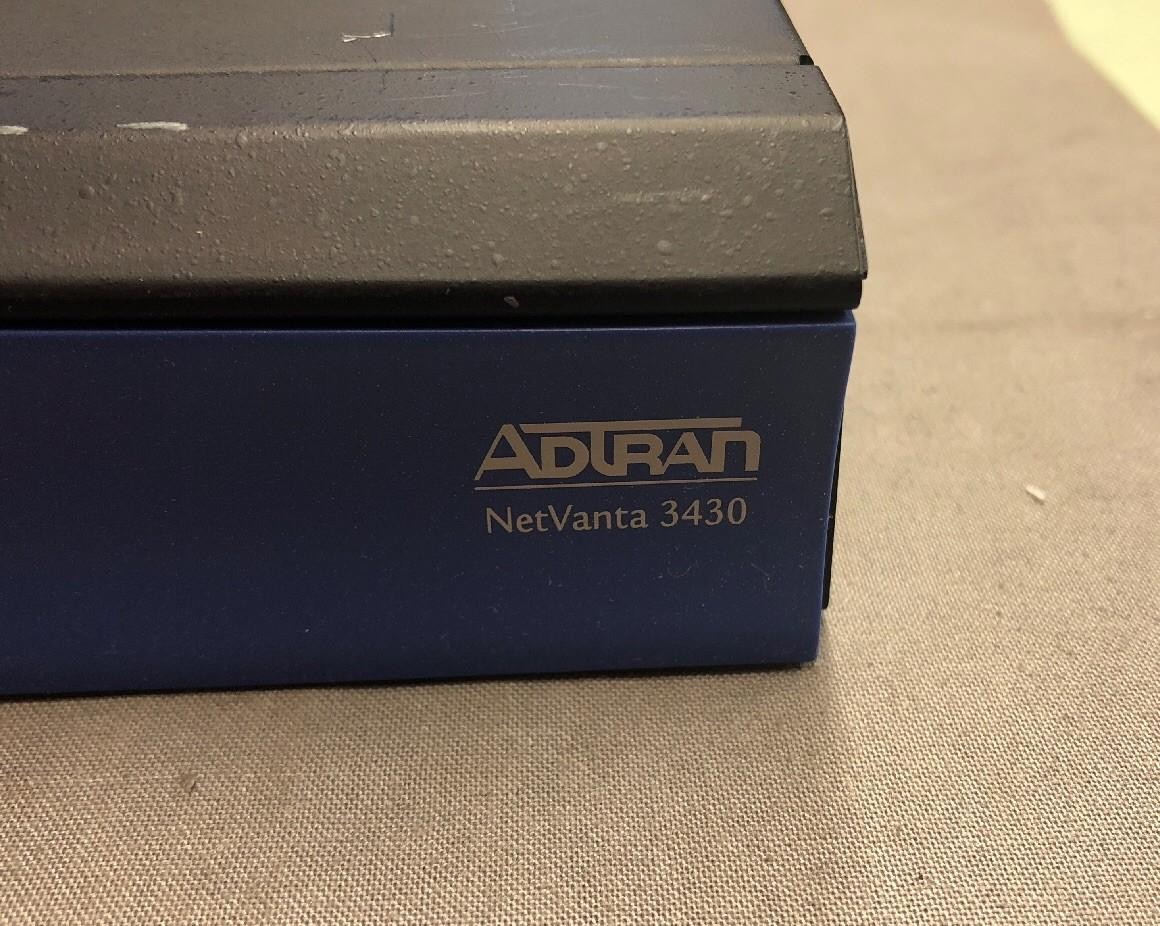 ADTRAN NetVanta 3430 2-Port 10/100 Wired Router 1202820G1
