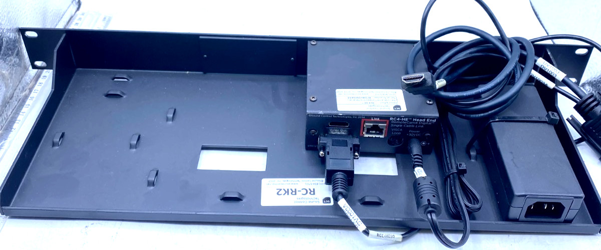 SCT RC4-HE Head End Remote Cam 4 Digital Single Cable Link Rackmount AC Adapter