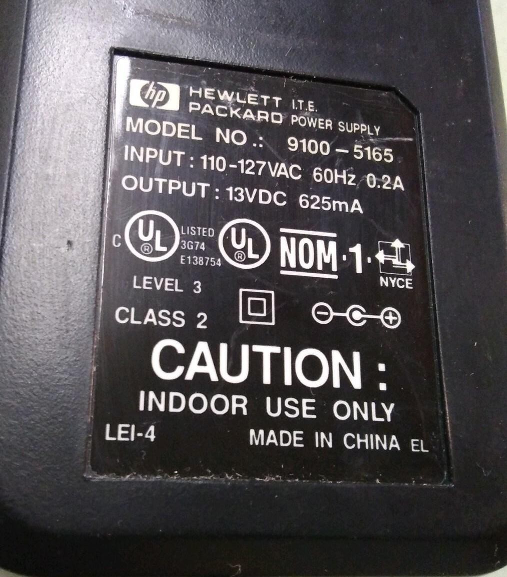 Hewlett Packard 9100-5165 Power Supply