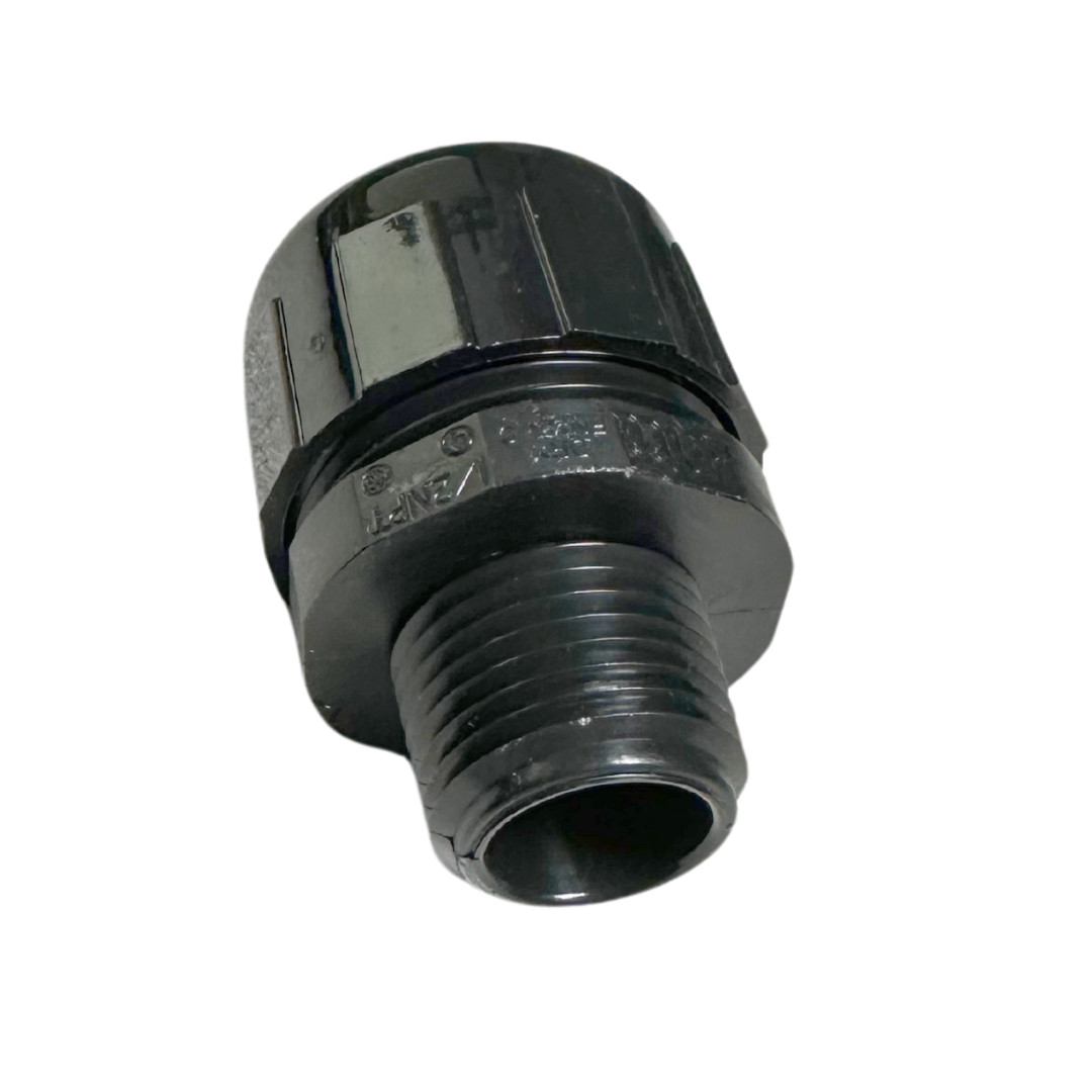 1/2″ HEYCO 8402 -FLEX LIQUID TIGHT FITTING- CONDUIT BLACK (100pcs in stock only)