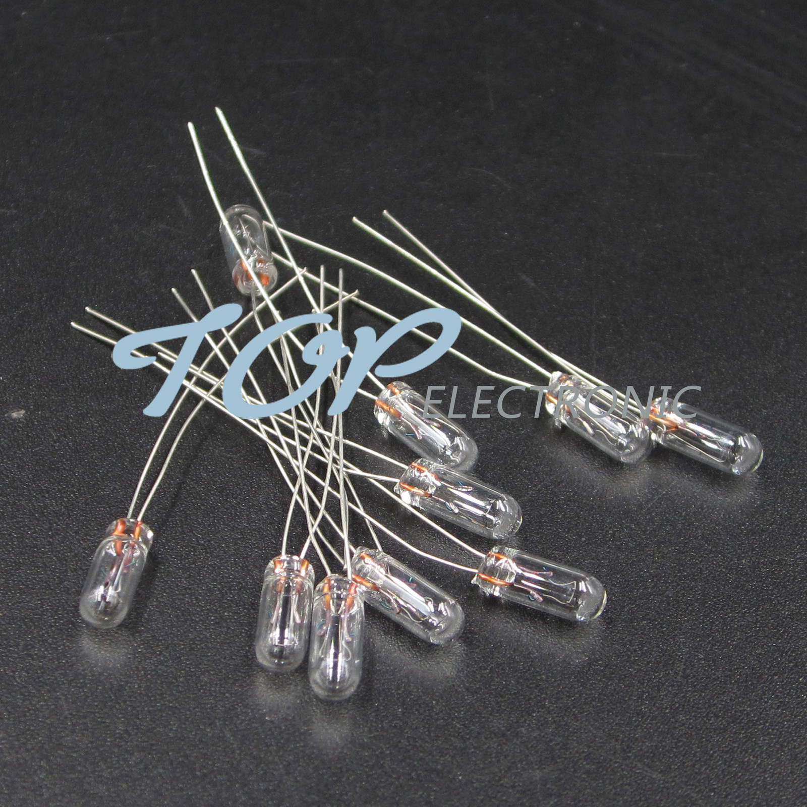 50pcs 3MM bulb tungsten filament bulb 12V ultra-bright incandescent bulbs