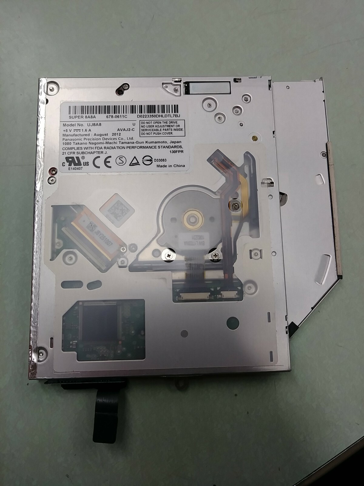 Apple Super 8A8A UJ8A8 Multi DVD Rewriter 678-0611C