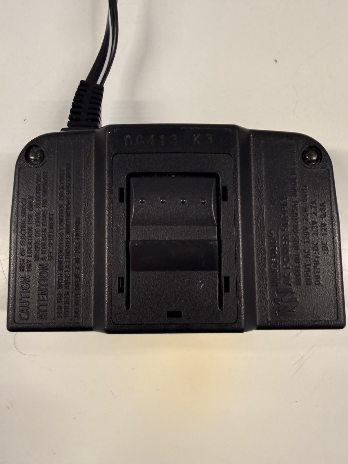 Original OEM Nintendo 64 (N64) AC Adapter Power Supply (Model: NUS-002)