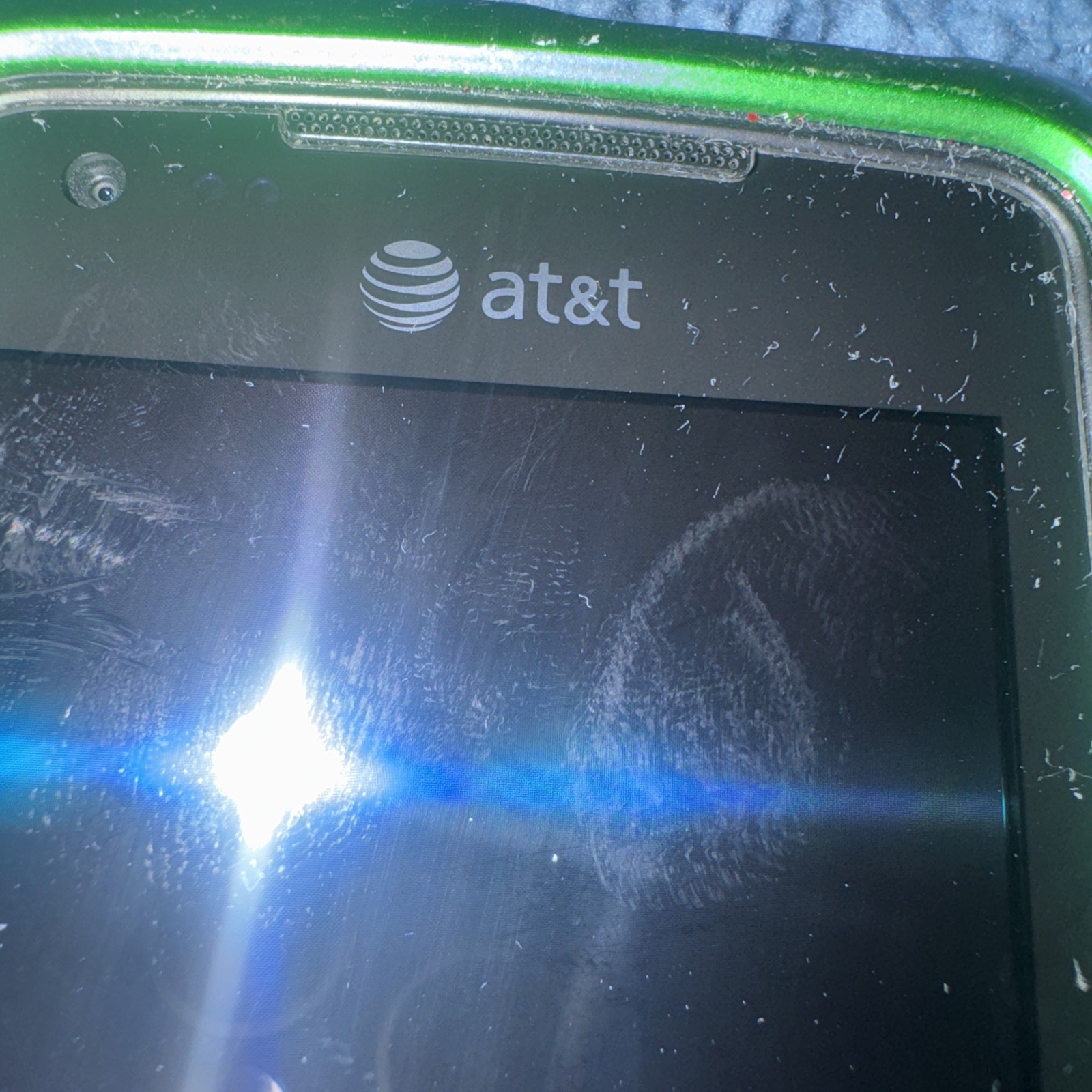Lot of 2 Electronics Asus White Tablet/at&t Phone Both Untested Parts or repair
